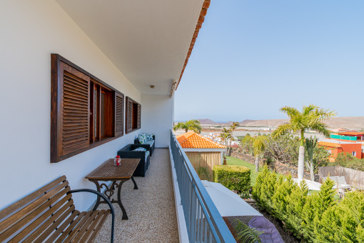 Balkon mit wunderschönem Ausblick