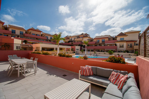 Wunderschöne Wohnung mit großer Terrasse in der exklusiven Gegend von El Duque, Costa Adeje.