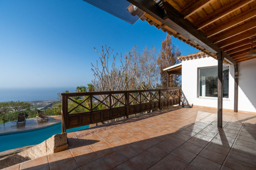 Terrasse mit Meerblick