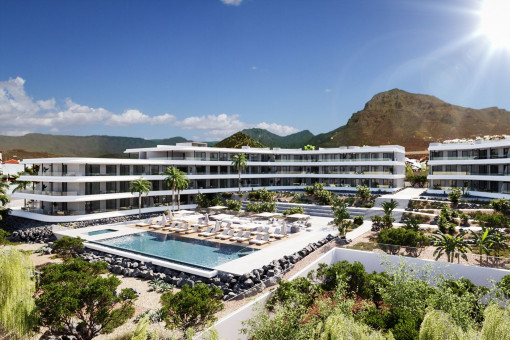 Penthouse mit zwei Schlafzimmern und spektakulärer Aussicht in El Madroñal, Costa Adeje